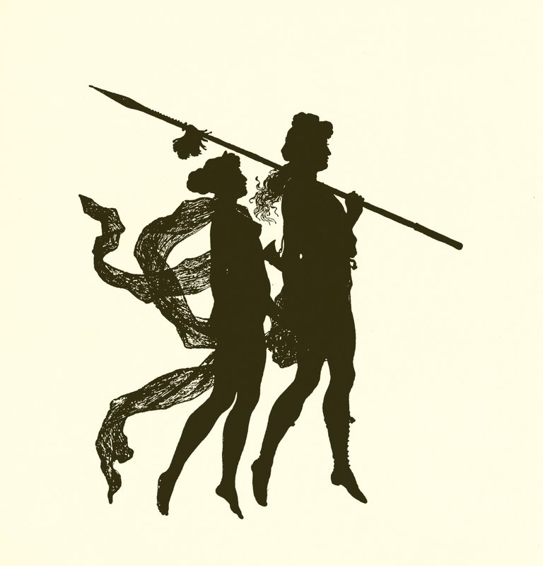 Een Midzomernachtsdroom, silhouet door Paul Konewka