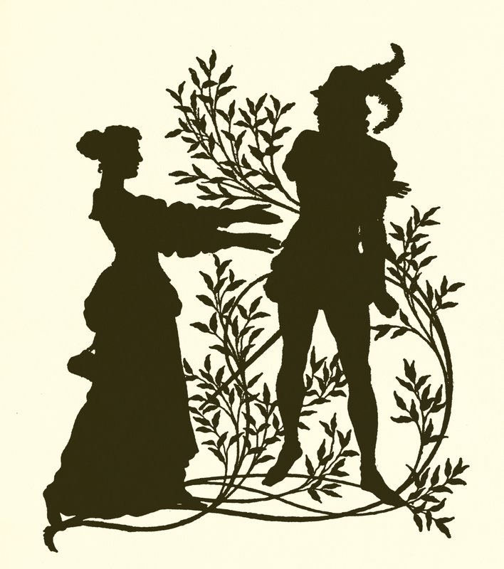 Een Midzomernachtsdroom, silhouet door Paul Konewka