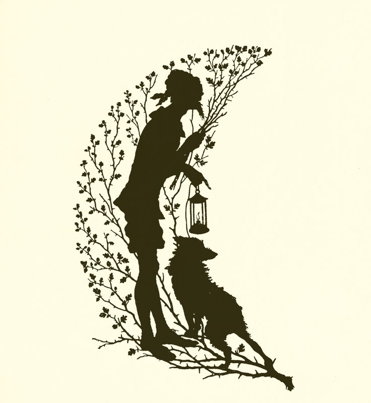 Een Midzomernachtsdroom, silhouet door Paul Konewka