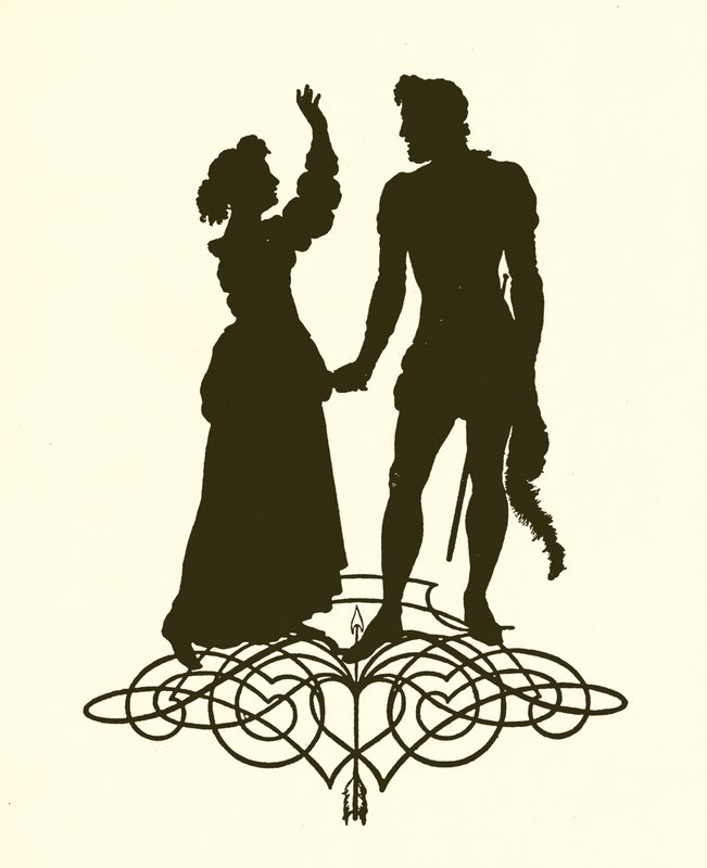 Een Midzomernachtsdroom, silhouet door Paul Konewka