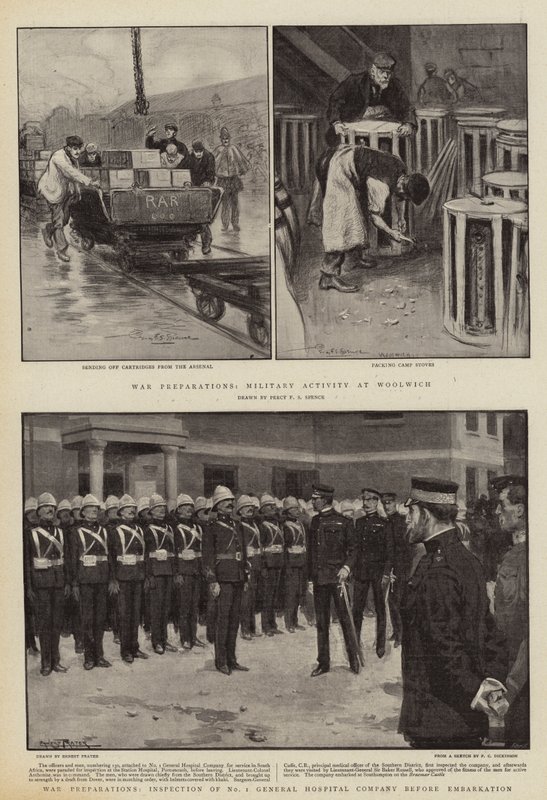 Oorlogsvoorbereidingen door Percy F.S. Spence
