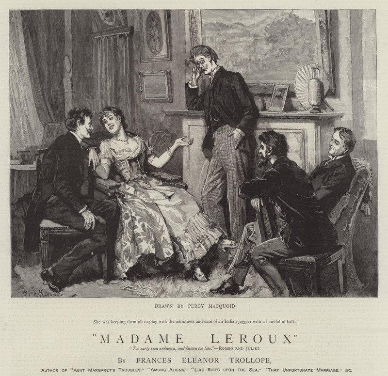 Madame Leroux door Percy Macquoid
