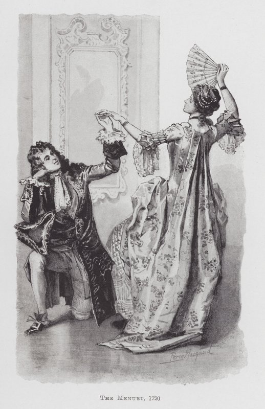 Dansen: Het Menuet door Percy Macquoid