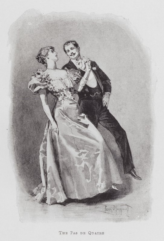 Dansen: De Pas de Quatre door Percy Macquoid
