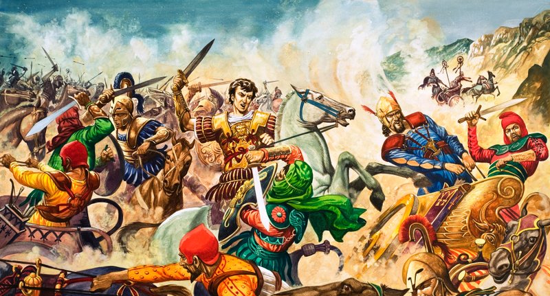 Alexander de Grote bij Issus door Peter Jackson