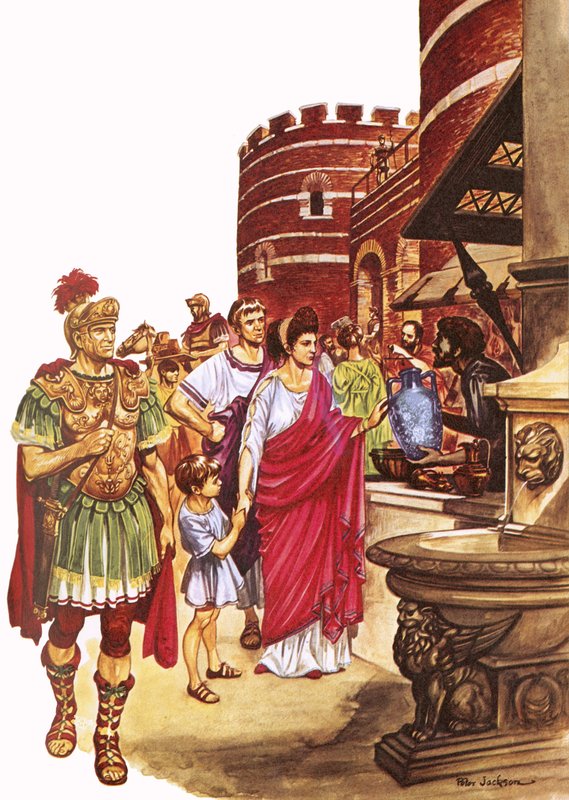 Winkelen in Romeins Brittannië door Peter Jackson