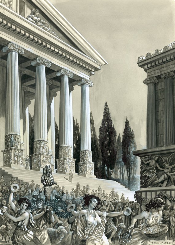 Tempel van Diana in Efeze door Peter Jackson