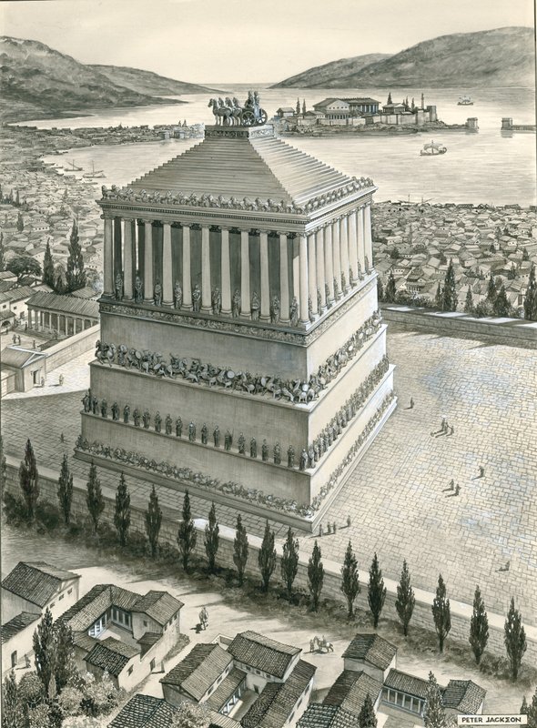 Het Mausoleum van Halicarnassus door Peter Jackson