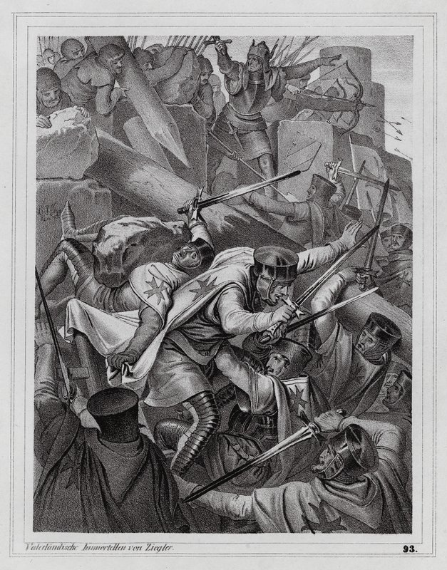 De Tempeliers in Oostenrijk door Peter Johann Nepomuk Geiger