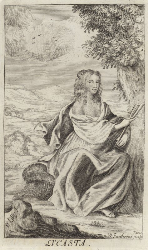 Portret van Lucasta (Lucy Sacheverell) door Peter Lely
