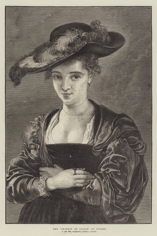 De Chapeau de Paille door Peter Paul Rubens
