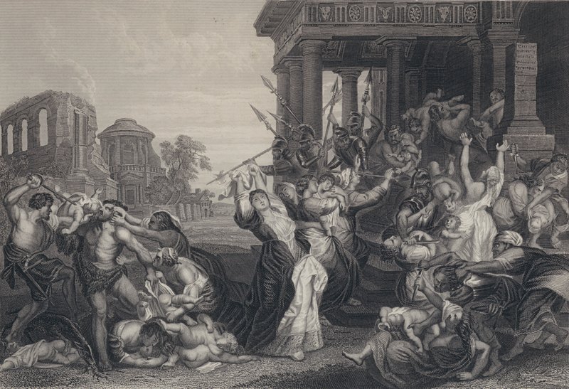 Moord op de onschuldigen door Peter Paul after Rubens
