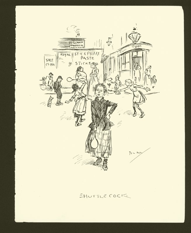 Illustratie voor Phil Mays Gutter-Snipes door Phil May