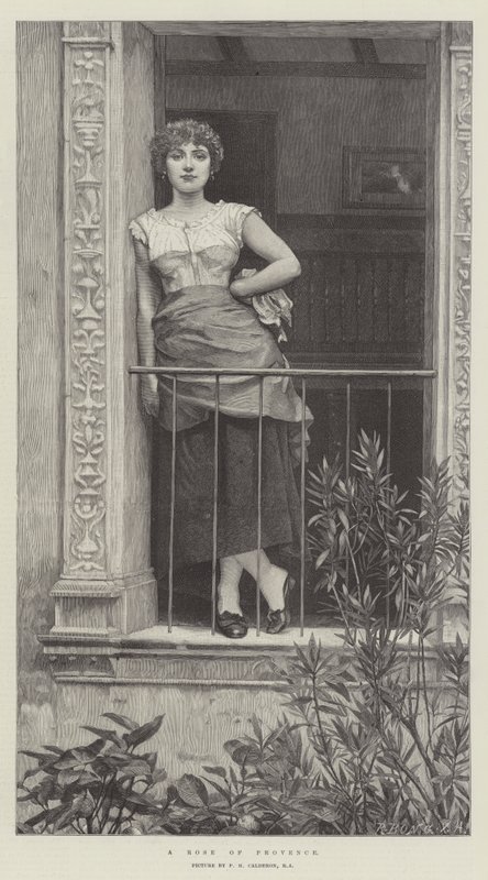 Een Roos uit de Provence door Philip Hermogenes Calderon