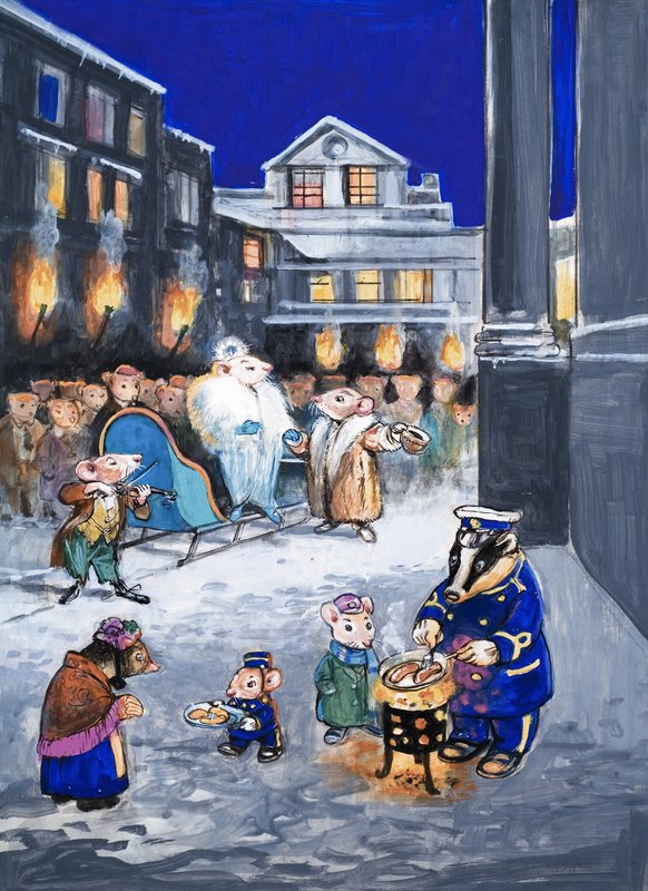 De stadsmuis en de plattelandsmuis door Philip Mendoza