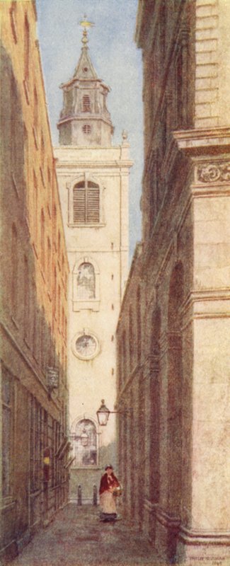 Church of St Michael, Bassishaw, 1897 door Philip Norman