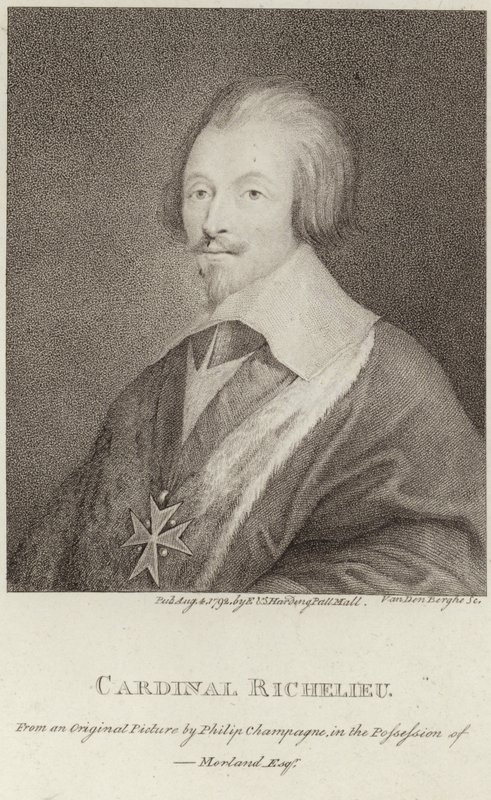 Portret van kardinaal Richelieu door Philippe de Champaigne