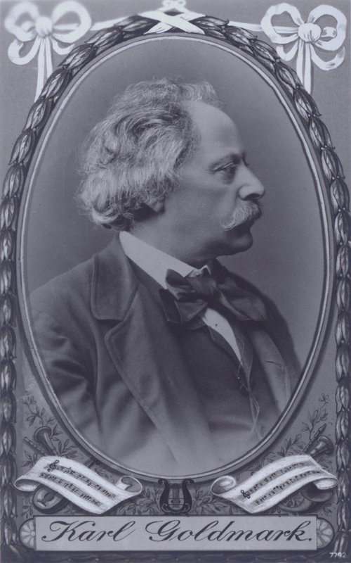 Karl Goldmark, Hongaarse componist door Photographer Austrian