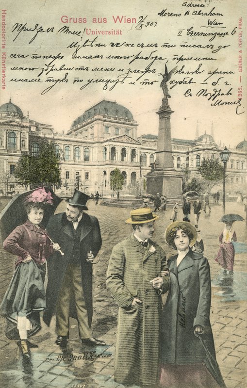 Koppel op de Ringstrasse, Wenen door Photographer German