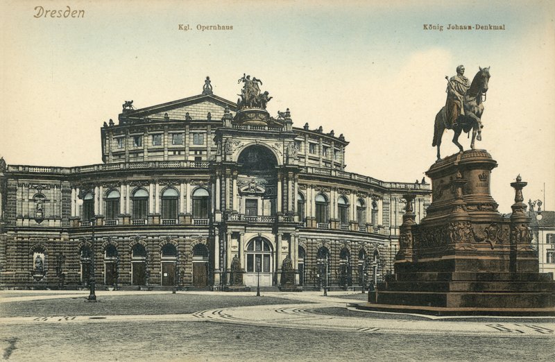 Het Operahuis, Dresden door Photographer German
