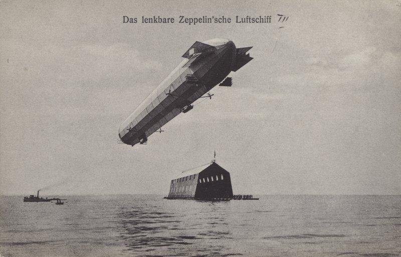 Zeppelin LZ III door Photographer German