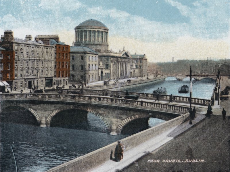 Four Courts, Dublin door Photographer Irish