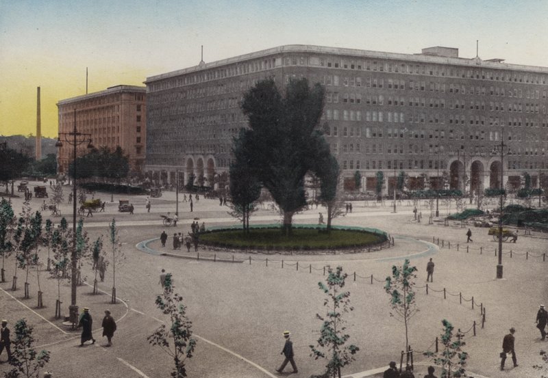 Japan, ca. 1912: Marunouchi-gebouw, Tokio door Photographer Japanese