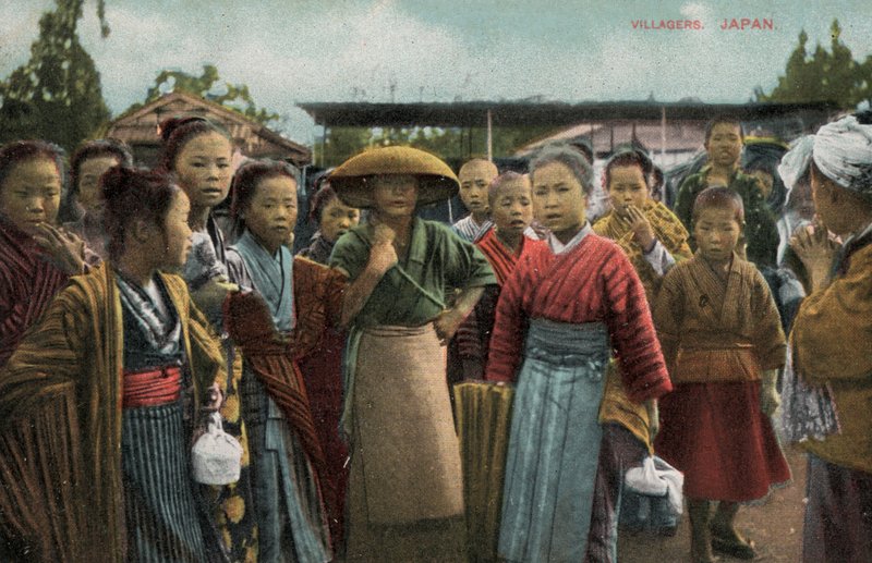 Dorpelingen in Japan door Photographer Japanese