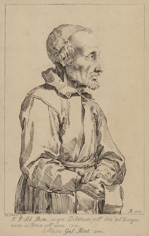 Sebastiano Resta, Italiaanse tekeningenverzamelaar door Pier Leone Ghezzi