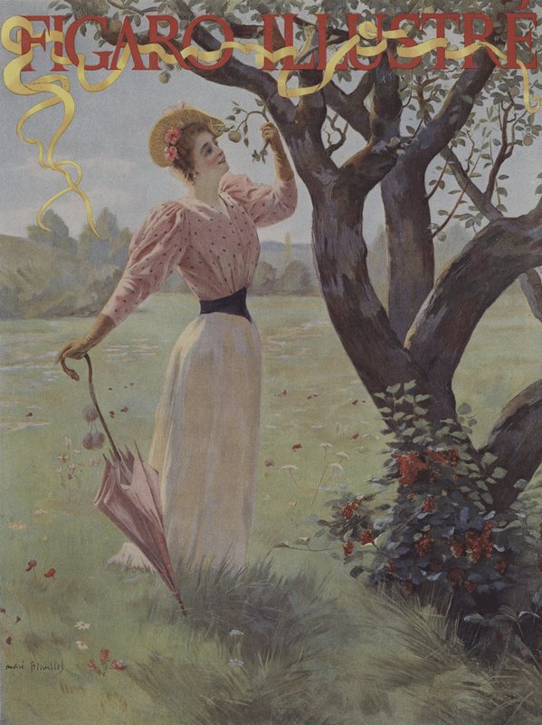 In de Boomgaard door Pierre Andre Brouillet