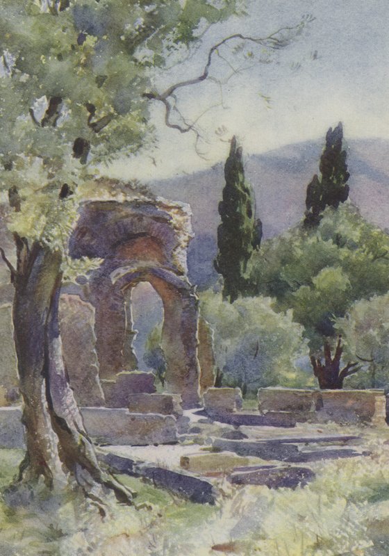 Tivoli, Villa Adriana door Pierre Vignal