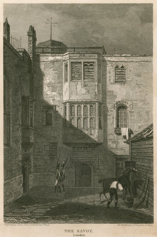 De Savoy Gevangenis, Londen door Pieter Jansz. Quast