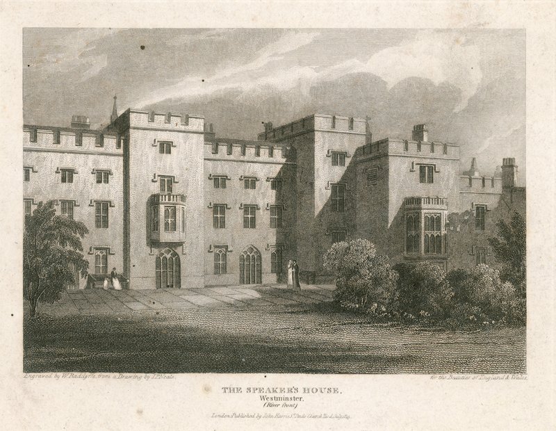 Het Huis van de Spreker, Westminster door Pieter Jansz. Quast