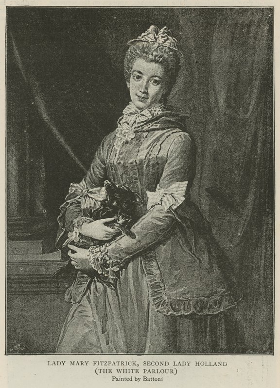 Lady Mary Fitzpatrick, Tweede Lady Holland door Pompeo Girolamo Batoni