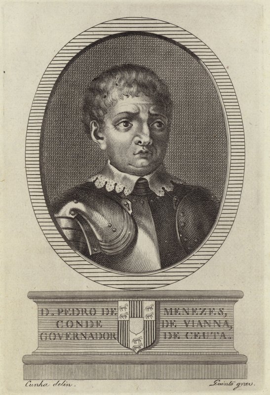 Dom Pedro de Menezes Portocarrero door Portuguese School