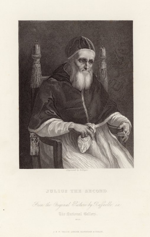 Julius de Tweede door Raffaello Sanzio Raphael
