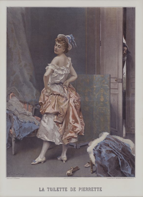 De Toilette van Pierrette door Raimundo de Madrazo y Garreta