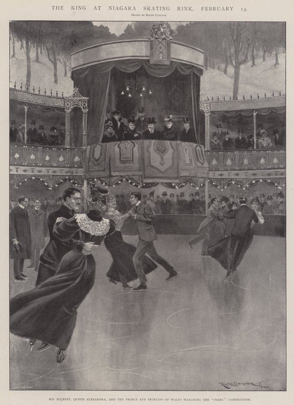 De koning bij de Niagara Skating Rink, 13 februari door Ralph Cleaver