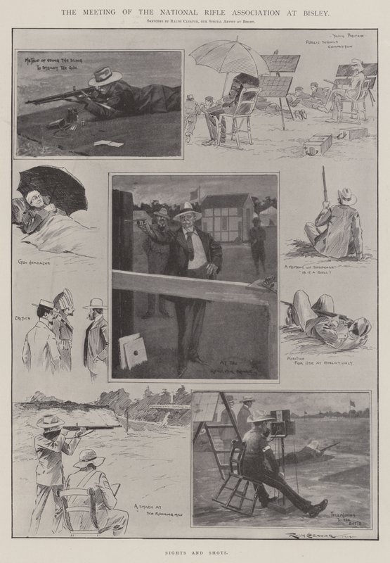 De Bijeenkomst van de Nationale Schietvereniging in Bisley door Ralph Cleaver