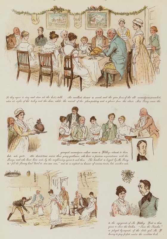 De kerst van de vrekken door Randolph Caldecott