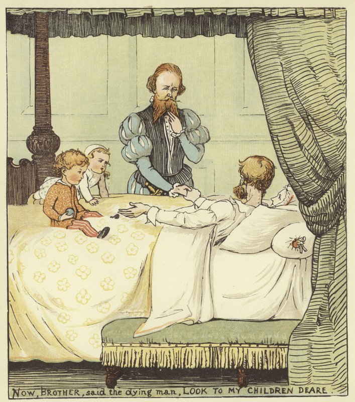 De Kinderen In Het Bos door Randolph Caldecott