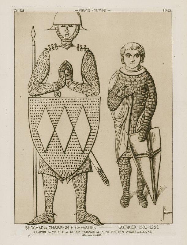 Brocard van Charpignie, ridder - soldaat, 1200-1220 door Raphael Jacquemin