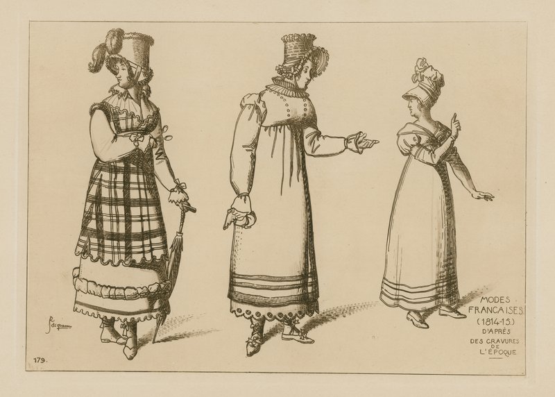 Franse mode (1814-15) door Raphael Jacquemin