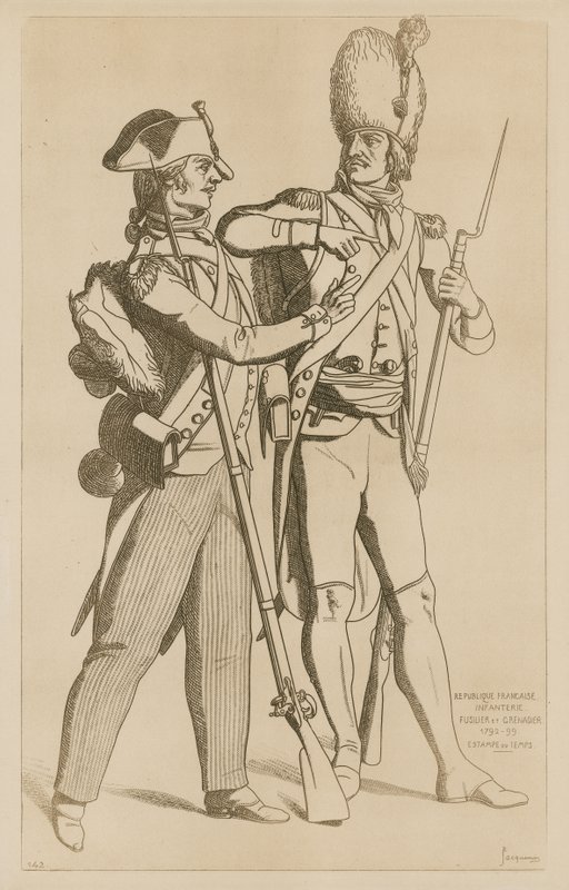 Infanterie van de Franse Republiek door Raphael Jacquemin