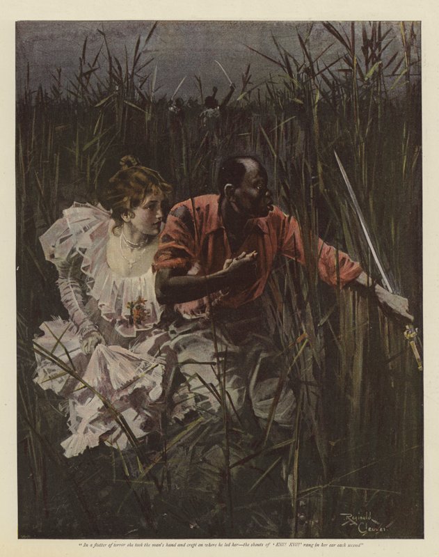 De hand van een vrouw (chromolitho) door Reginald Thomas Cleaver