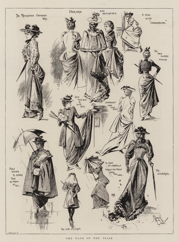 Het vergaan van de trein (gravure) door Reginald Thomas Cleaver