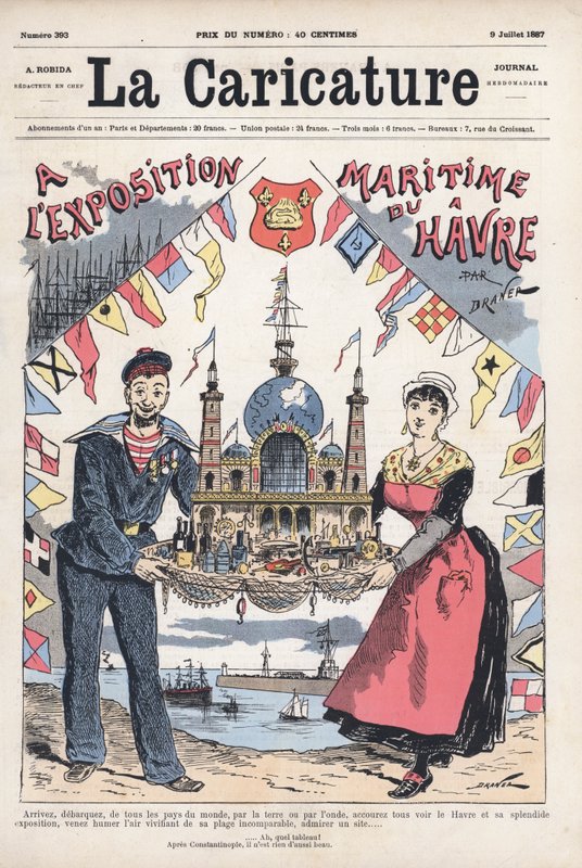 Maritieme tentoonstelling in Le Havre, Frankrijk door Renard Jules Draner