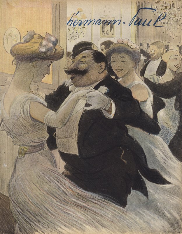 Balzaal dansen door Rene George Hermann Paul