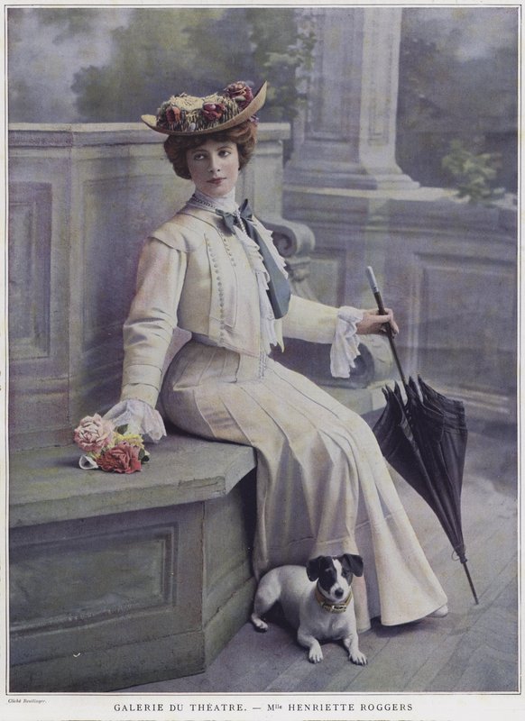 Henriette Roggers, Franse actrice door Reutlinger Studio