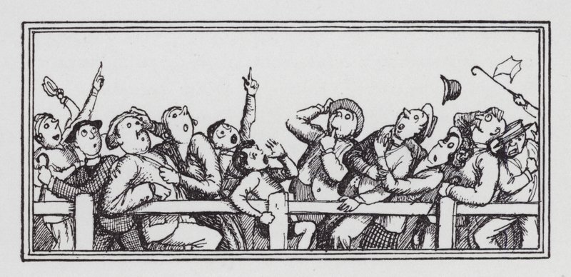 De luchtparade door Rex (after) Whistler